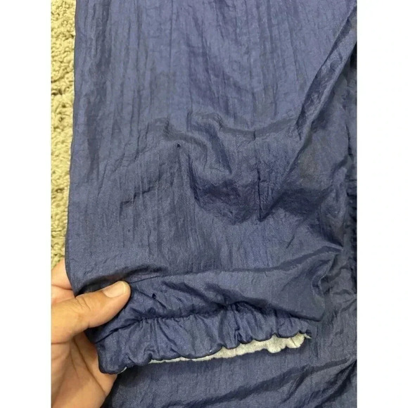 LAURA KATHERINE Vintage 80's Women's REVERSIBLE Windbreaker Jacket Green Gray L - Picture 11 of 12